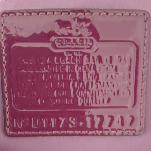 Coach Madison Maggie Patent Leather Hobo Shoulder Bag, Orchid - Picture 5 of 15